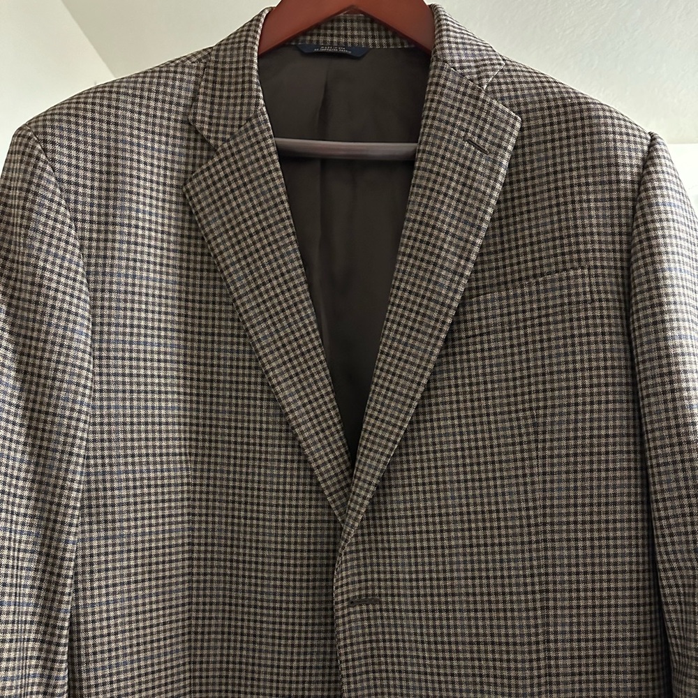 Brooks Brothers Saxxon Made In America USA, Wool Blazer Size 44L Classic Ivy